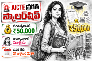 AICTE ప్రగతి స్కాలర్షిప్ 2026